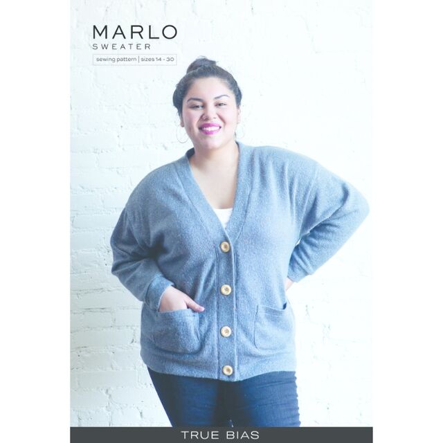True Bias - Marlo Sweater Sewing Pattern (Sizes 14-30)