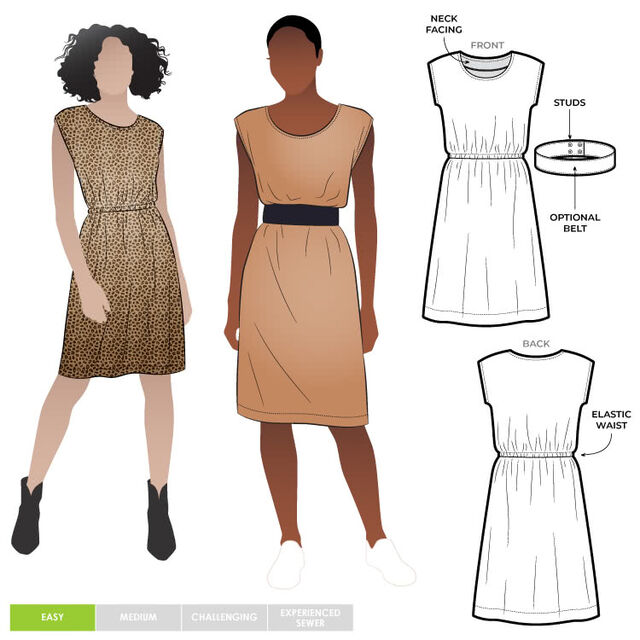 Style Arc - Olivia Dress Pattern (UK 4-16)