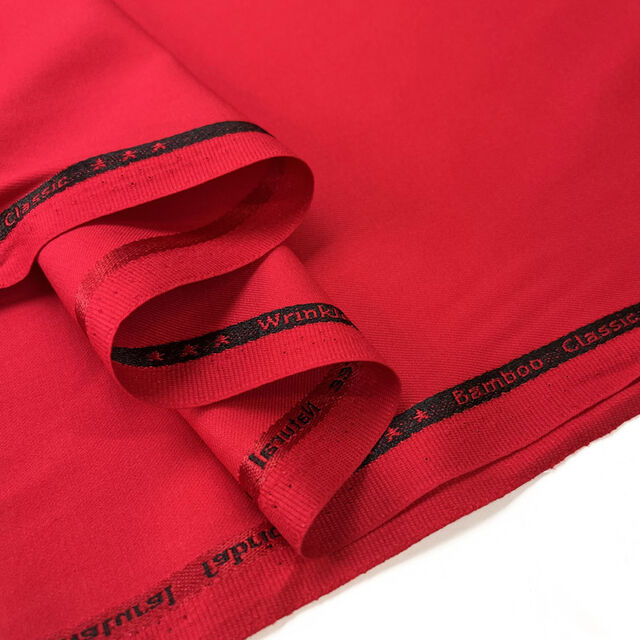 Draper - Organic Bamboo Blend Suiting - Red