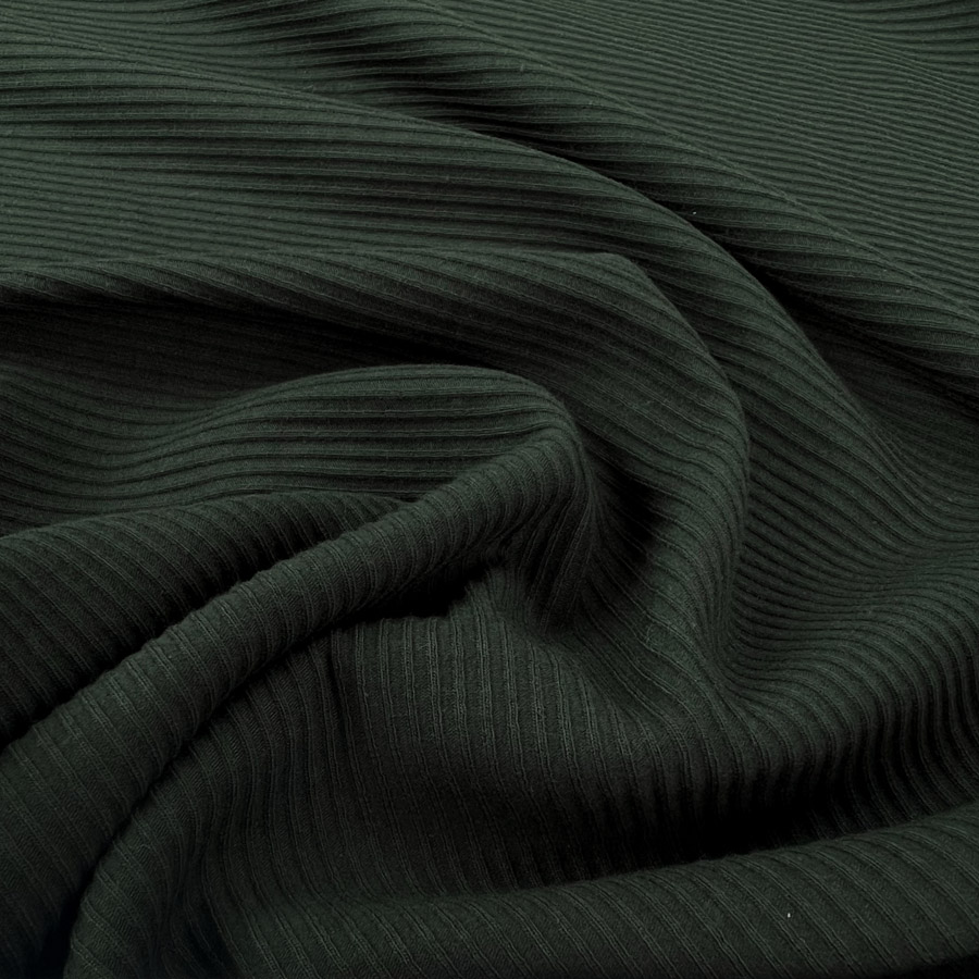 Fibre Mood Rib Knit Deep Green