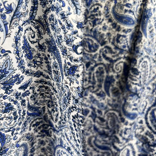 Pima Cotton Lawn - Blue Willow