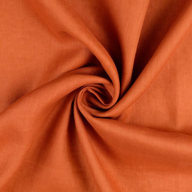 100% Linen - Rust
