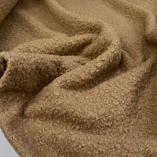 Luxury Heavy Boucle - Light Tan
