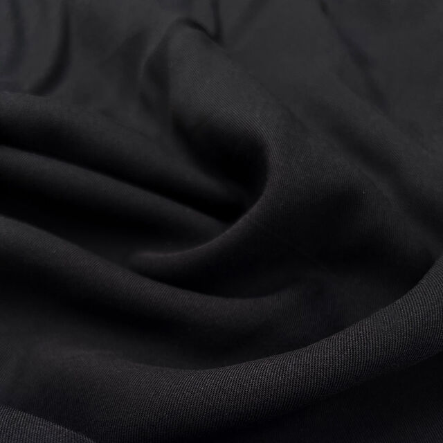 Oliver Viscose Twill - Black