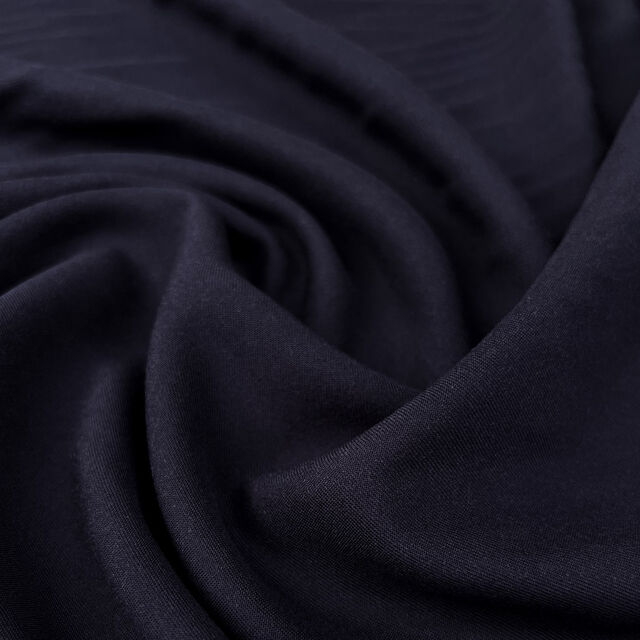 Oliver Viscose Twill - Navy