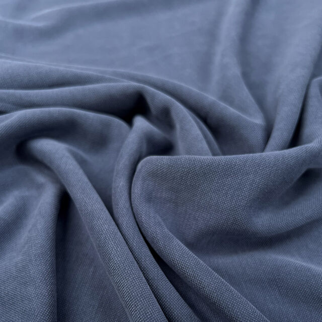 Viscose Tencel Finish - Blue