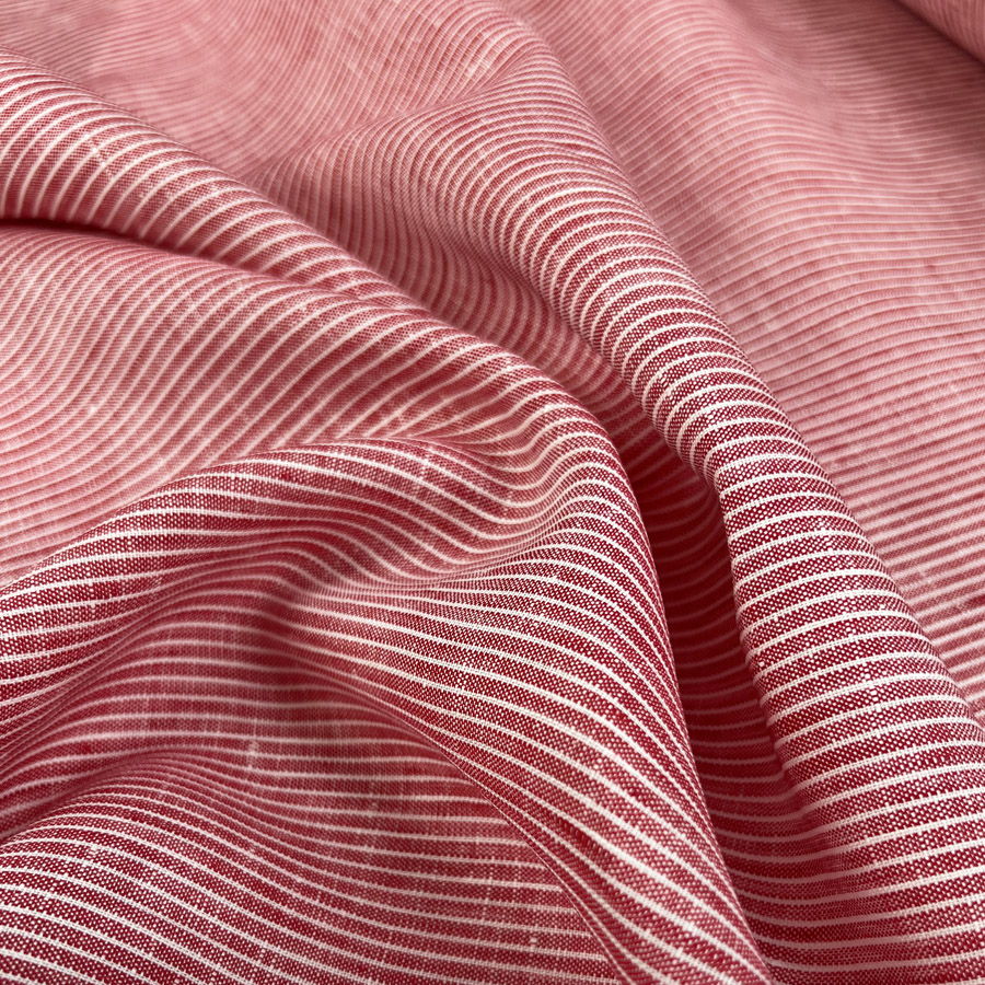 Linen shirt material discount