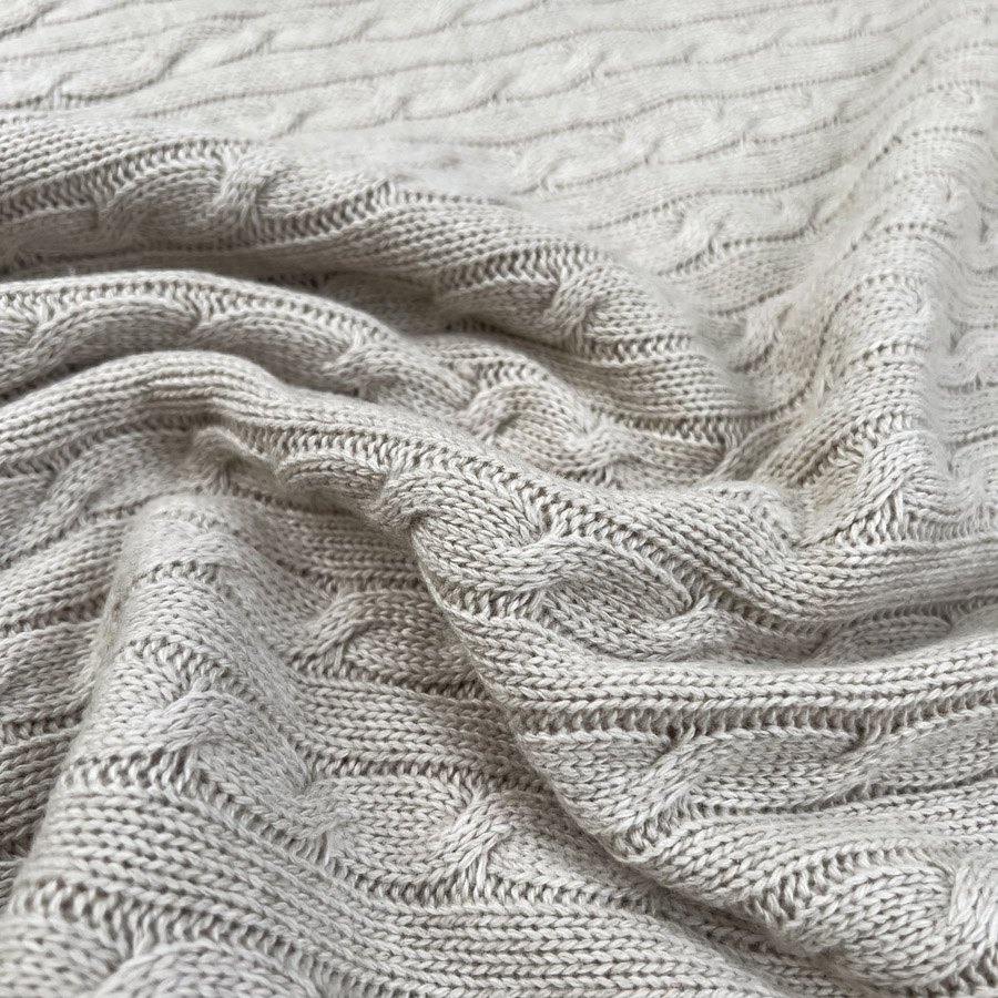 Cable Car Chunky Wool Stone