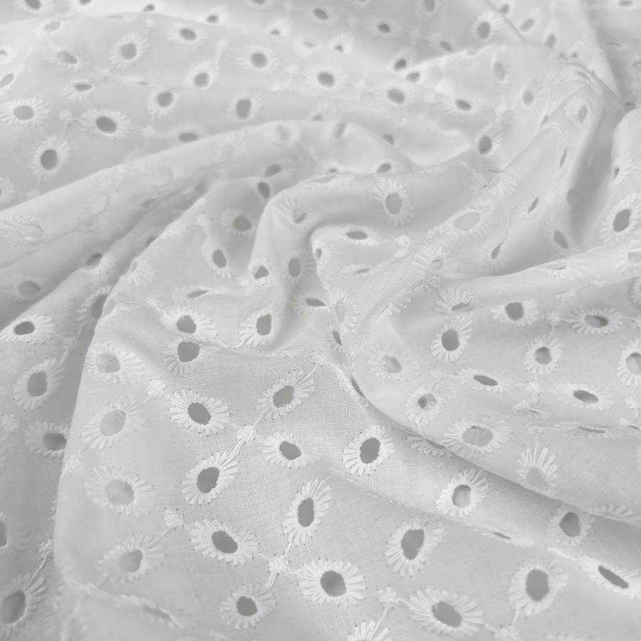 White material with holes cheap