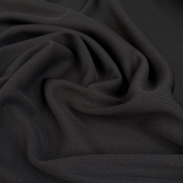 InWool Jersey Rib - Dark Grey