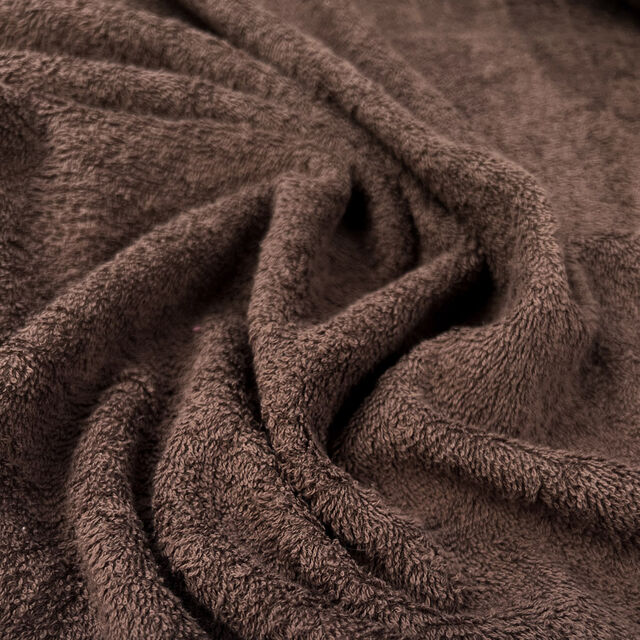 Double Sided Terry Towelling - Chocolate