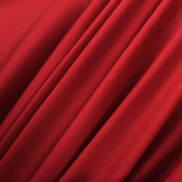 Stretch Shirting - Scarlet