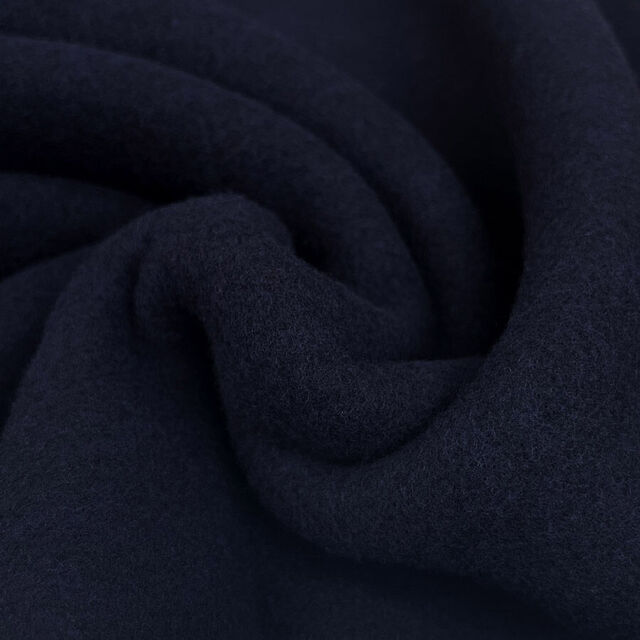 100% Wool Fleece - Navy