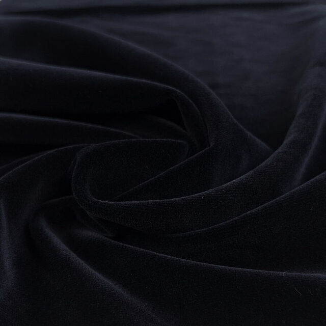 Designer Velvet - Darkest Night Navy
