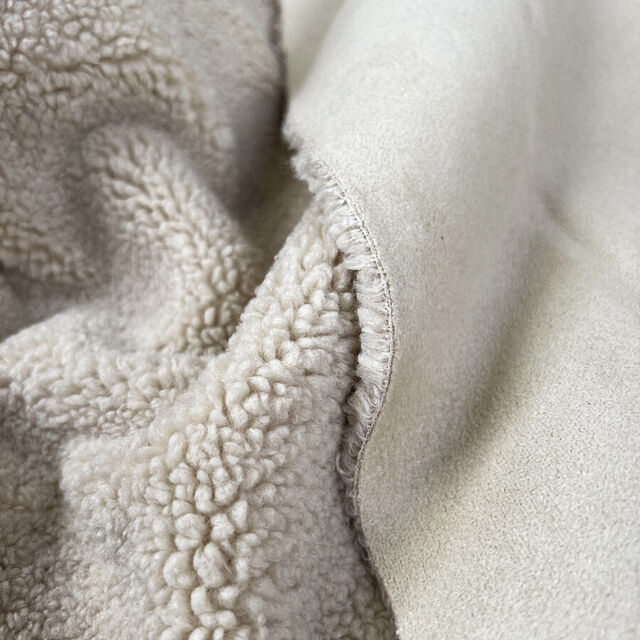 Suede Lined Shearling Fur