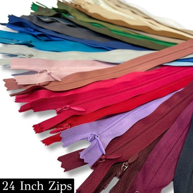 24 Inch Concealed Nylon Zips