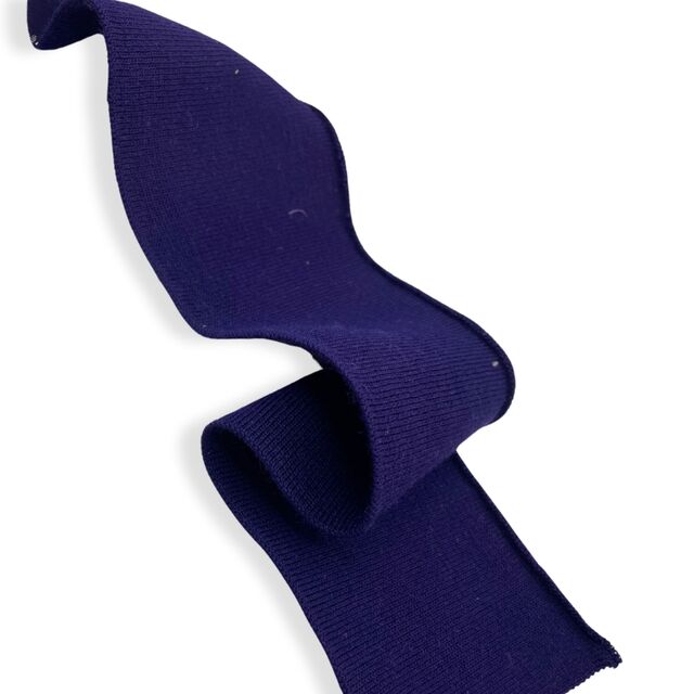 Rib Knit Collar & Cuff - Navy