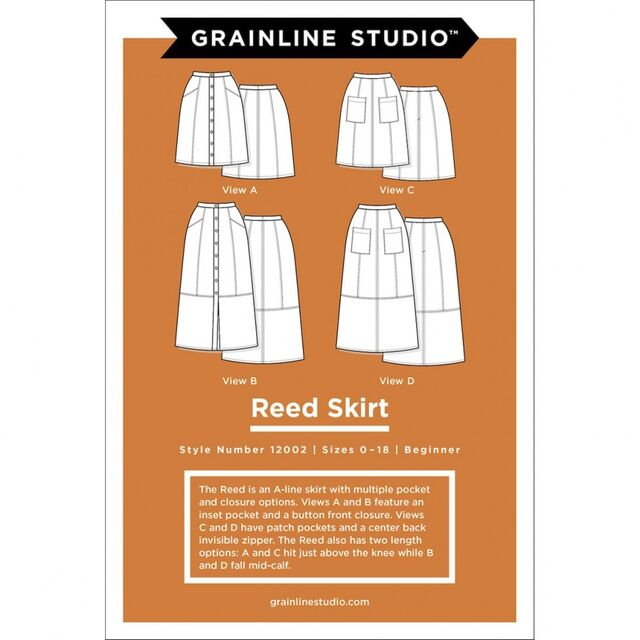 Grainline Studio - Reed Skirt Pattern (US 0-18)