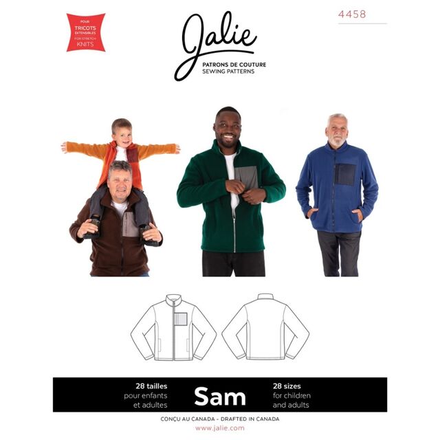 Jalie - Unisex Sam Classic Fleece Pattern