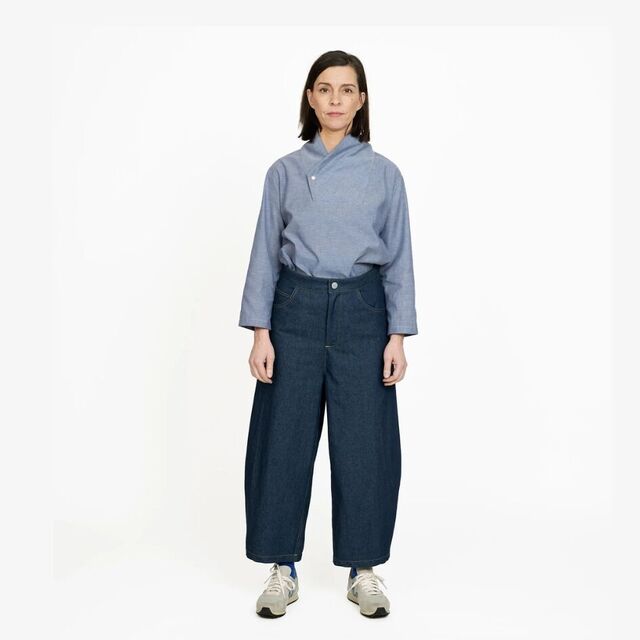 The Assembly Line - Barrel Leg Trousers Pattern