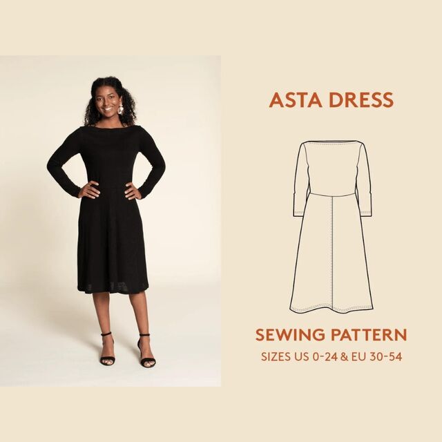 Wardrobe By Me - Asta Dress Sewing Pattern