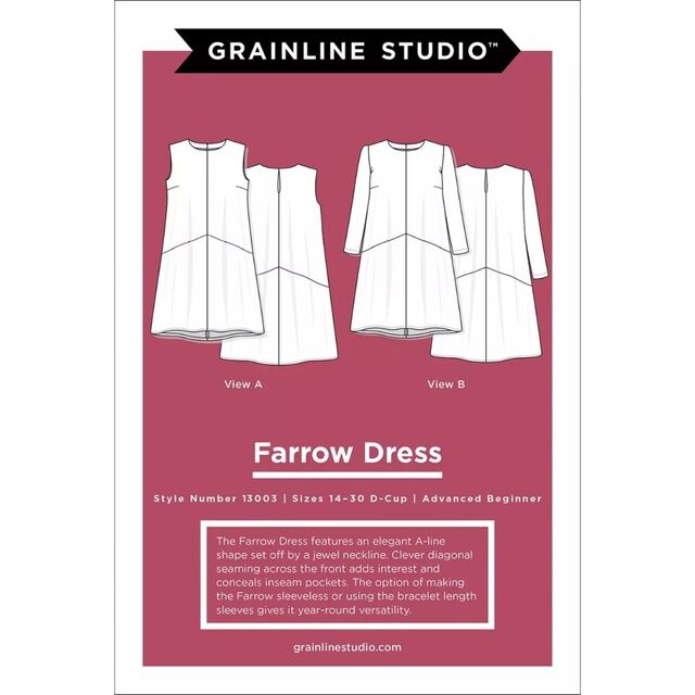 Grainline Studio - Farrow Dress Pattern (US 14-30)