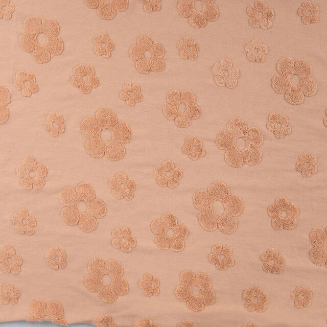 Qjutie - Floral Jacquard - Dusty Salmon