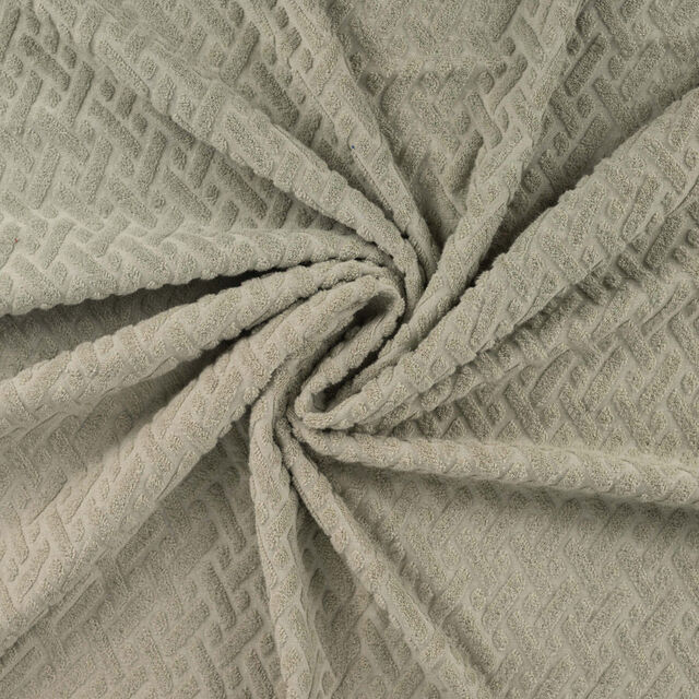 Qjutie - Jacquard Towelling - Khaki