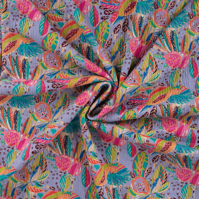 Qjutie - Crinkle Cotton Jersey - Multi