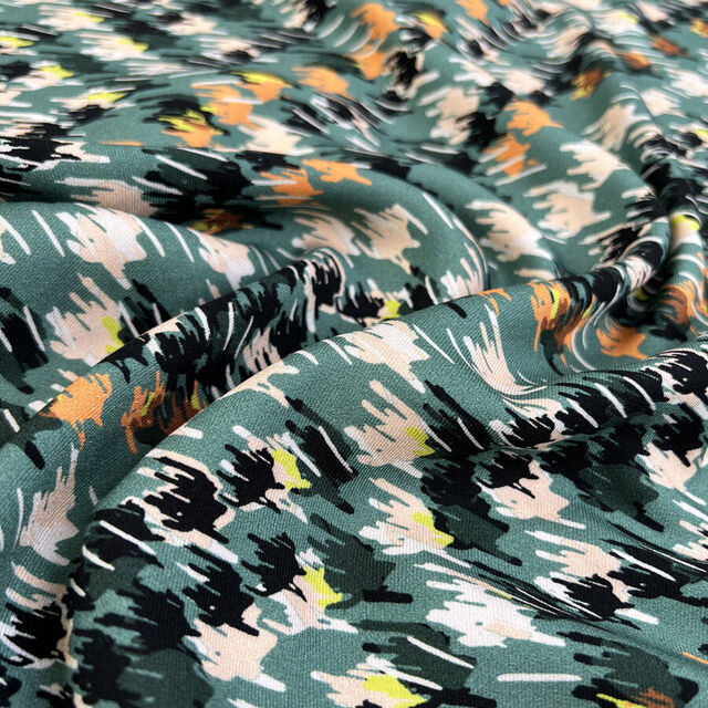 Brushed Viscose Twill - Abstraction