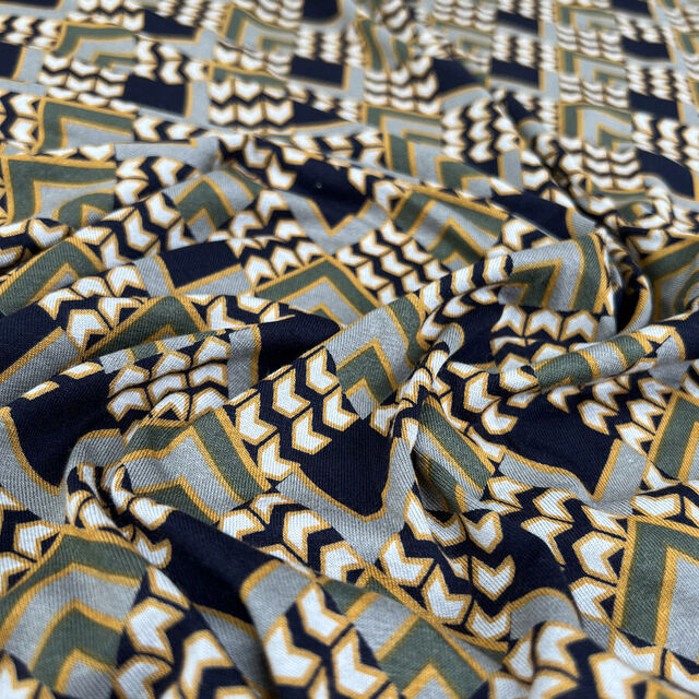 Viscose Jersey - Disco Tetris