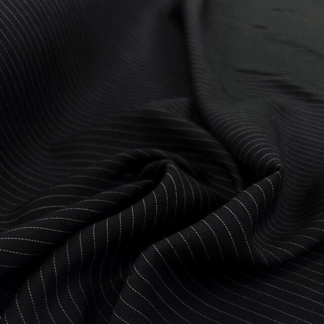 Remnant - Viscose Challis - Pinstripe (1m)
