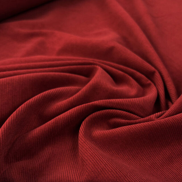 16 Wale Washed Corduroy - Crimson