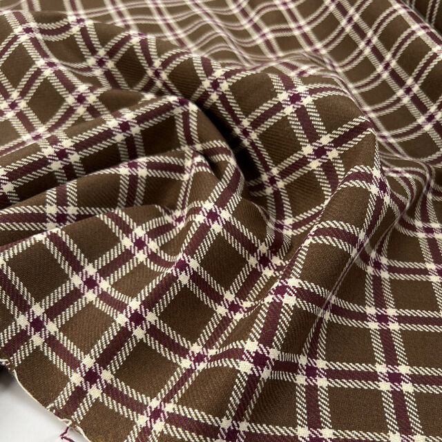 British Wool - Fudge Check