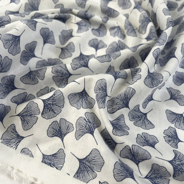 Remnant - Pima Cotton Lawn - Midnight Fall - Cornflower (1.5m)