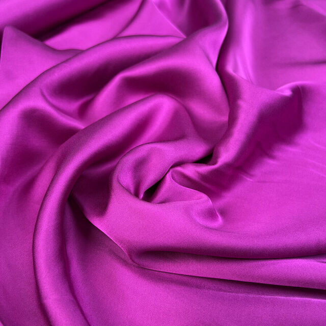 Plain Viscose Satin - Purple
