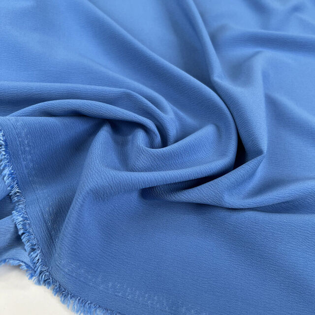 Elixir - Stretch Satin Backed Crepe - Bluebell