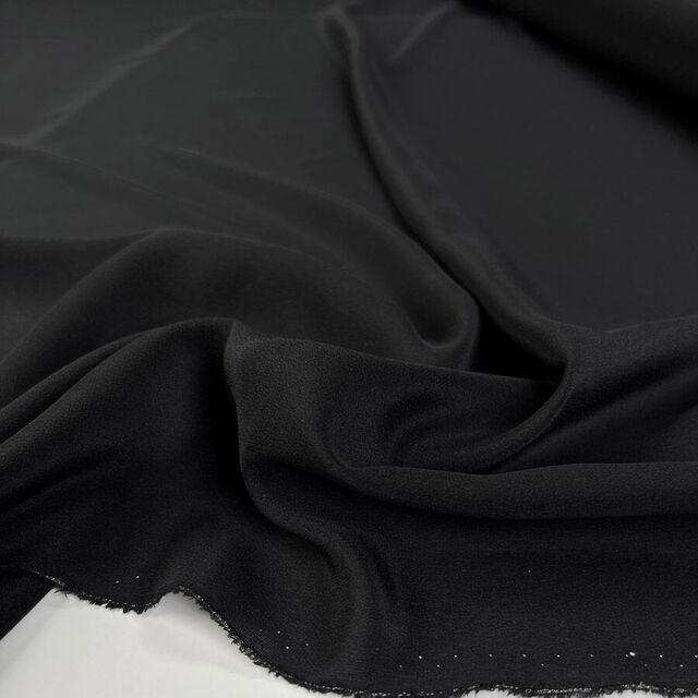 Silk Crepe de Chine - 16 Momme - Black