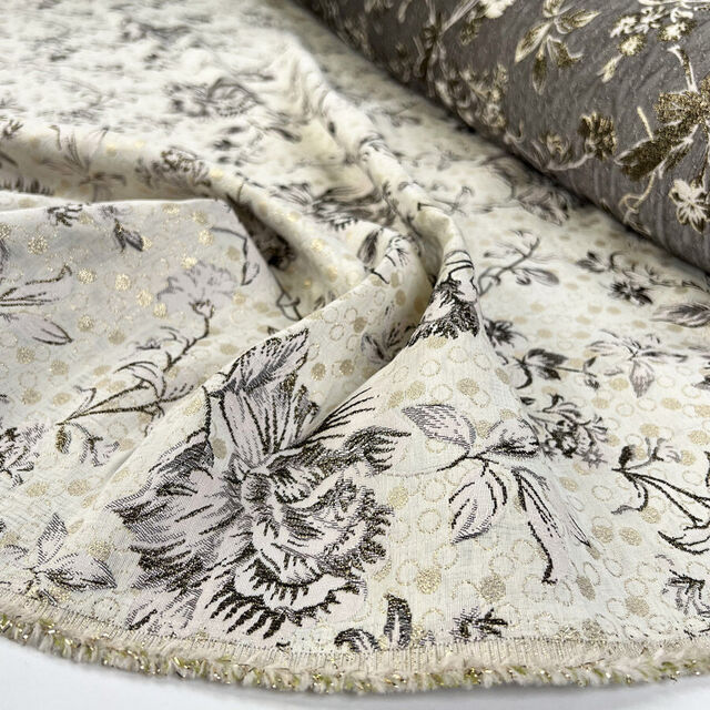 Sterling Brocade - Golden Taupe