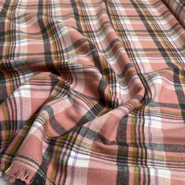 Brushed Cotton Check - Clara