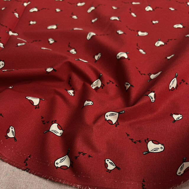 Christmas Cotton - Red Robin