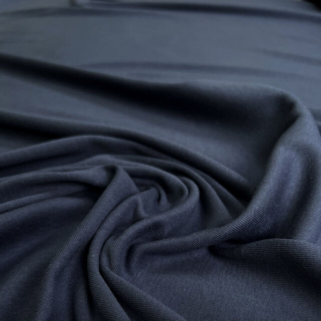 French Navy - Rib Jersey