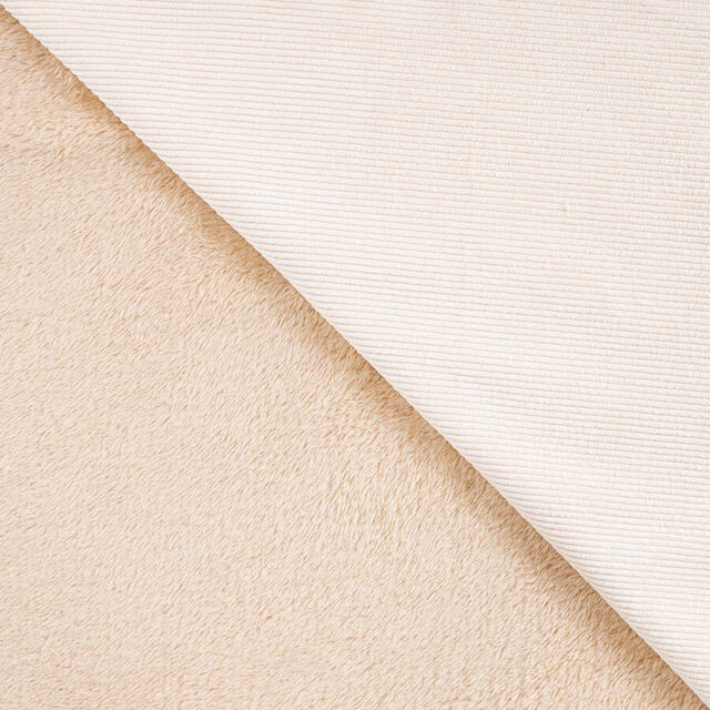 Fur Lined Cord - Off White