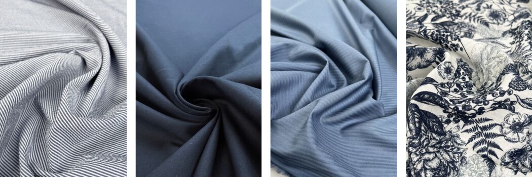 Austrian_Seersucker_Navy_Stripe_Superior_Sewing_Room_Plains_Navy_Ralph_Shirting_Mid_Blue_Linen_Viscose_Slub_Butterfly_Blue