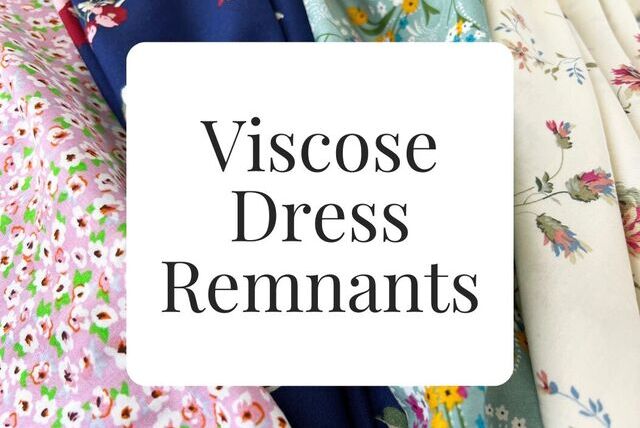 Viscose Dress & Challis Remnants