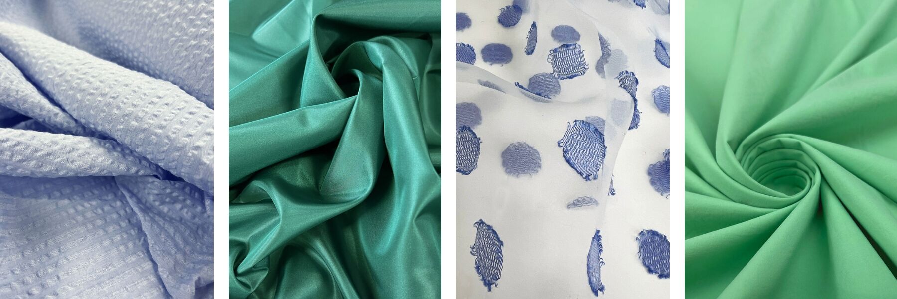 Proper_Seersucker_Pale_Blue_Plain_Taffy_Emerald_Clearly_Fibre_Mood_Stone_Washed_Combed_Cotton_Mint
