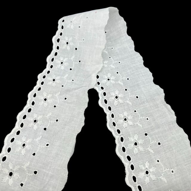 Broderie Anglaise Trim - Iris