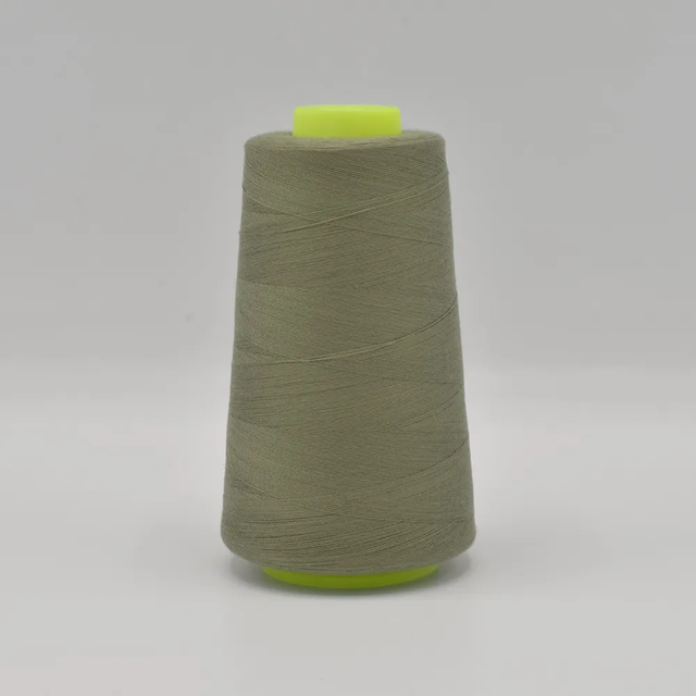 Polyester Overlocking Sewing Machine Thread Cone - Khaki (3000y)