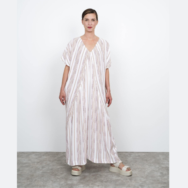 The Assembly Line - Minimalist Kaftan Dress Pattern