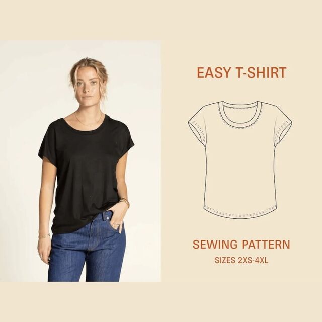 Wardrobe By Me - Easy T-Shirt Sewing Pattern